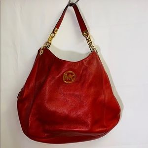 NWOT Michaels Kors red bag